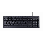 Gembird KB-UM-107 keyboard USB US English Black