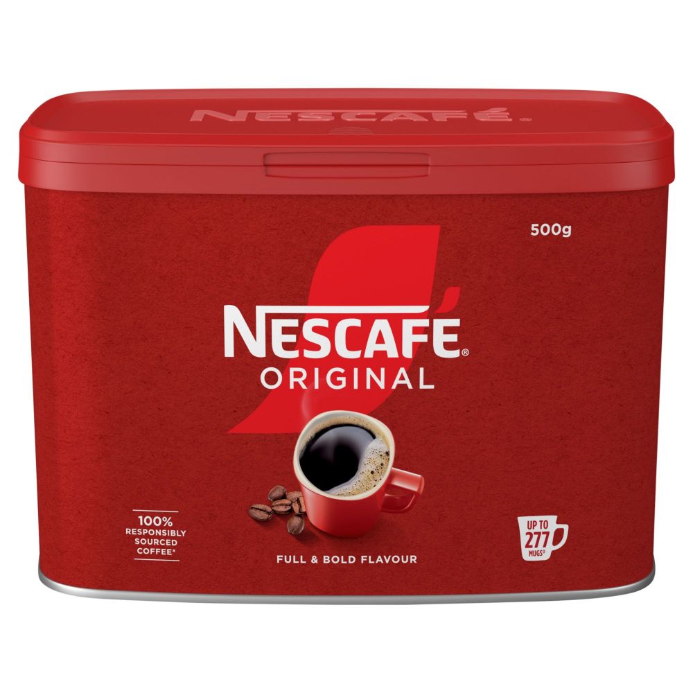x6 Tin Nescafe Original Granules 500g - Hot Drinks - Instant Coffee