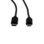 Rocstor Y10C140-B1 USB cable USB 2.0 35.4" (0.9 m) USB C Micro-USB B Black