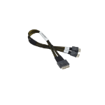 Supermicro CBL-SAST-1021 Serial Attached SCSI (SAS) cable 0.3 m Black