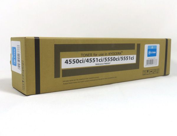 Data Direct Kyocera 4550 5550 Toner Cyan Compatible TK8505C 1T02LCCNL0