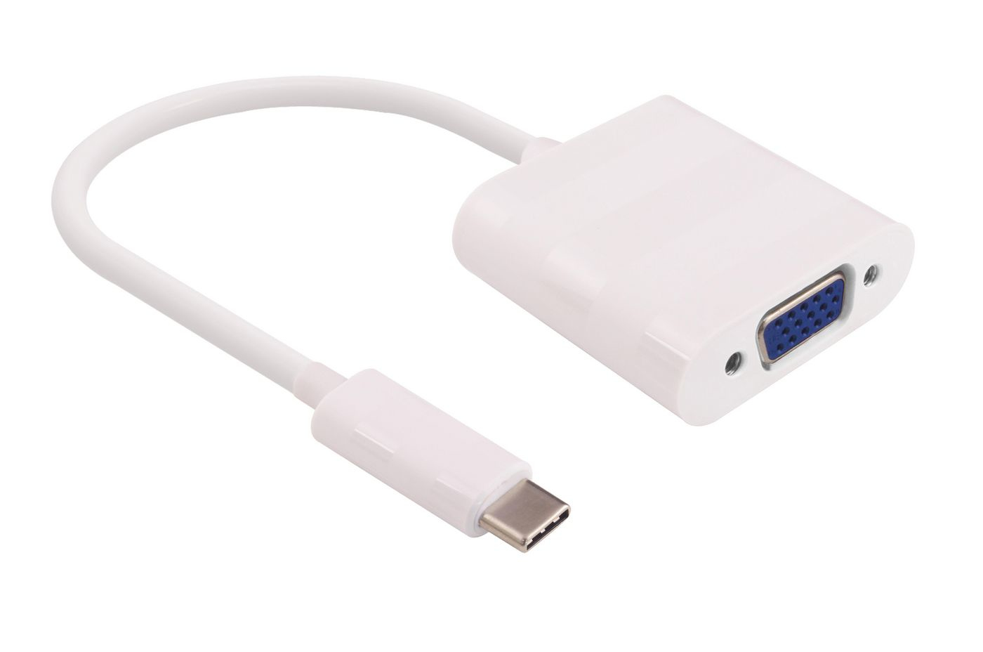 Microconnect 0.2m USB C - D-Sub USB graphics adapter White