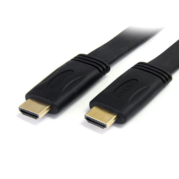 Image of StarTech.com 5m Flat High Speed HDMI® Cable with Ethernet - Ultra...