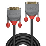 Lindy 36224 câble DVI 5 m DVI-D Noir