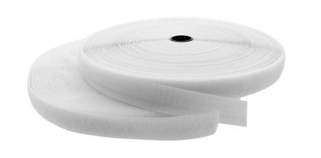 LVT-HL1010W Lanview Hook and Loop Roll 10m x 10mm  White