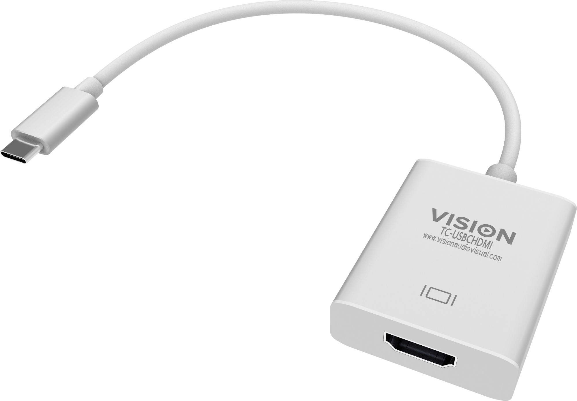 Photos - Card Reader / USB Hub Vision TC-USBCHDMI USB graphics adapter 3840 x 2160 pixels White 