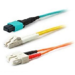 AddOn Networks ADD-MPOMPO-3M5OM4LZ fibre optic cable 3 m MPO OM4 Aqua colour