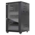 Intellinet 716222 rack cabinet 18U Freestanding rack Black