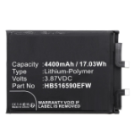 CoreParts MBXMP-BA1768 mobiele telefoon onderdeel Batterij/Accu Zwart