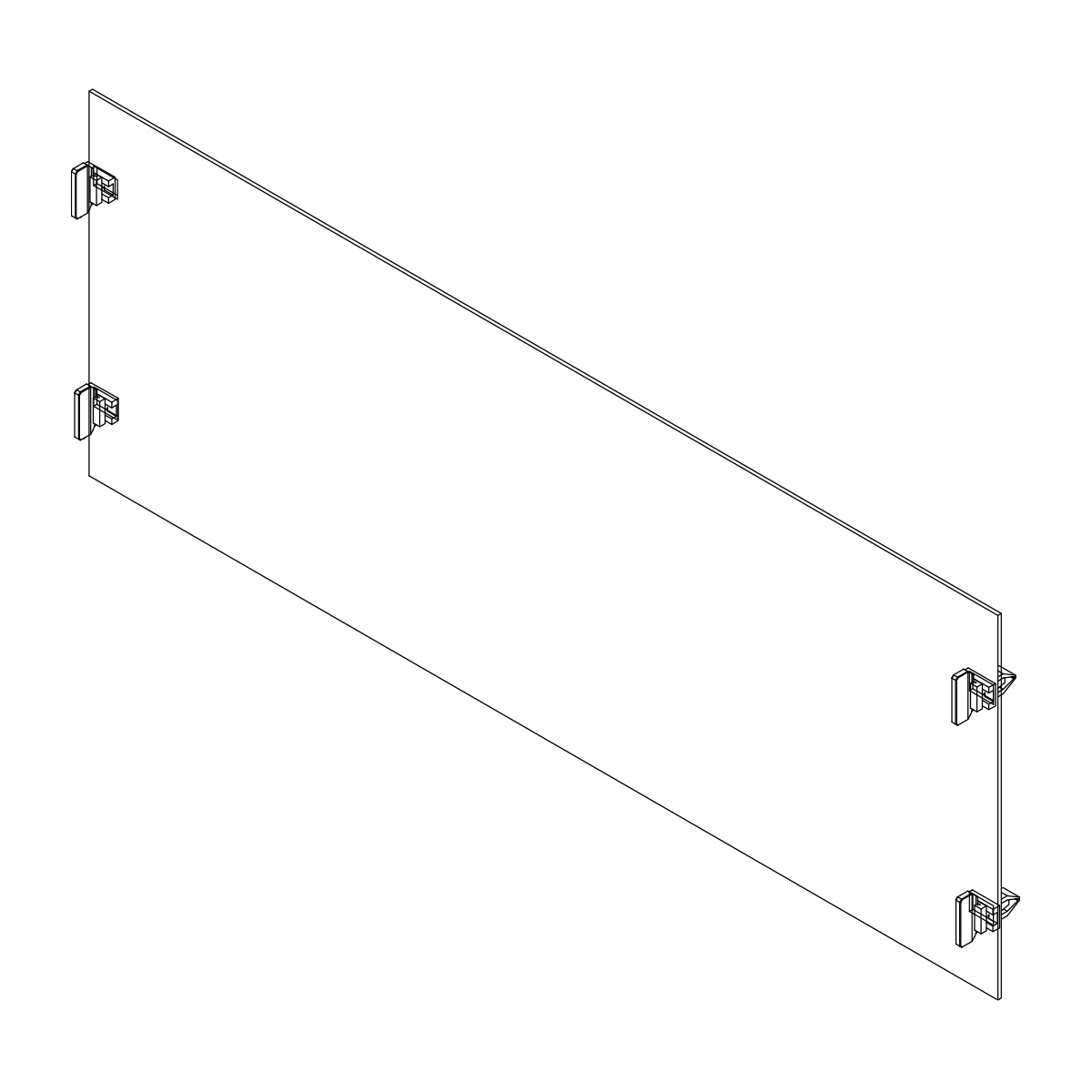 Vertiv 700-FPTL19 rack accessory Filler panel