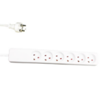 Garbot 24155124-5EE power extension 5 m 6 AC outlet(s) Indoor White