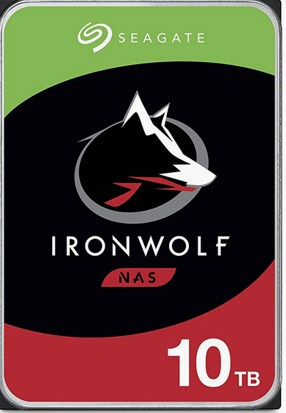 Image of Seagate IronWolf ST10000VN000 internal hard drive 3.5" 10 TB...