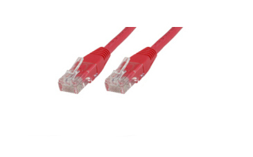 Microconnect Cat6 U/UTP 30m networking cable Red U/UTP (UTP)