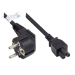 Alcasa P0105-S018 power cable Black 1.8 m Power plug type E+F C5 coupler