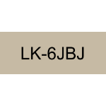 Epson LK-6JBJ Beige, Zwart