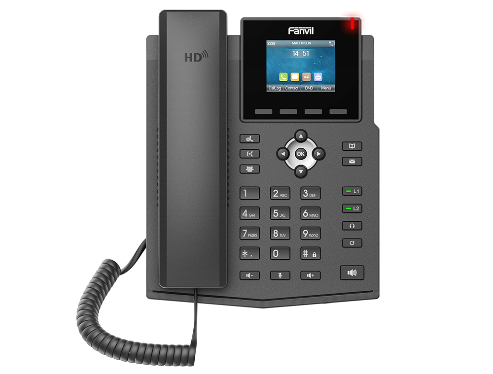 Fanvil X3SW IP phone Black 4 lines LCD Wi-Fi