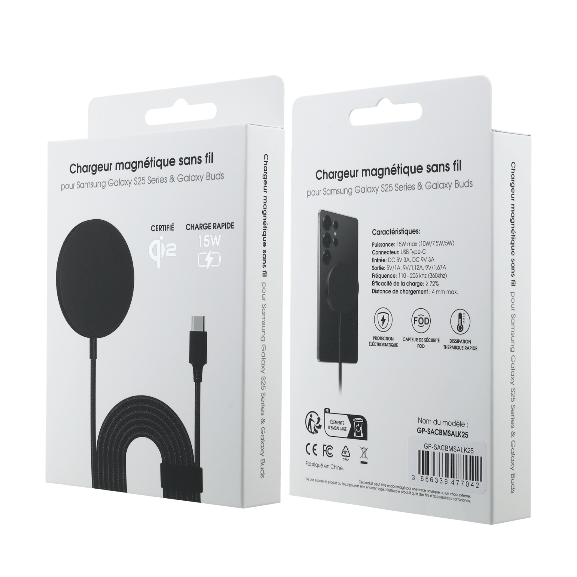 Samsung GP-SACBMSALK25 mobile device charger Headset. Smartphone Black