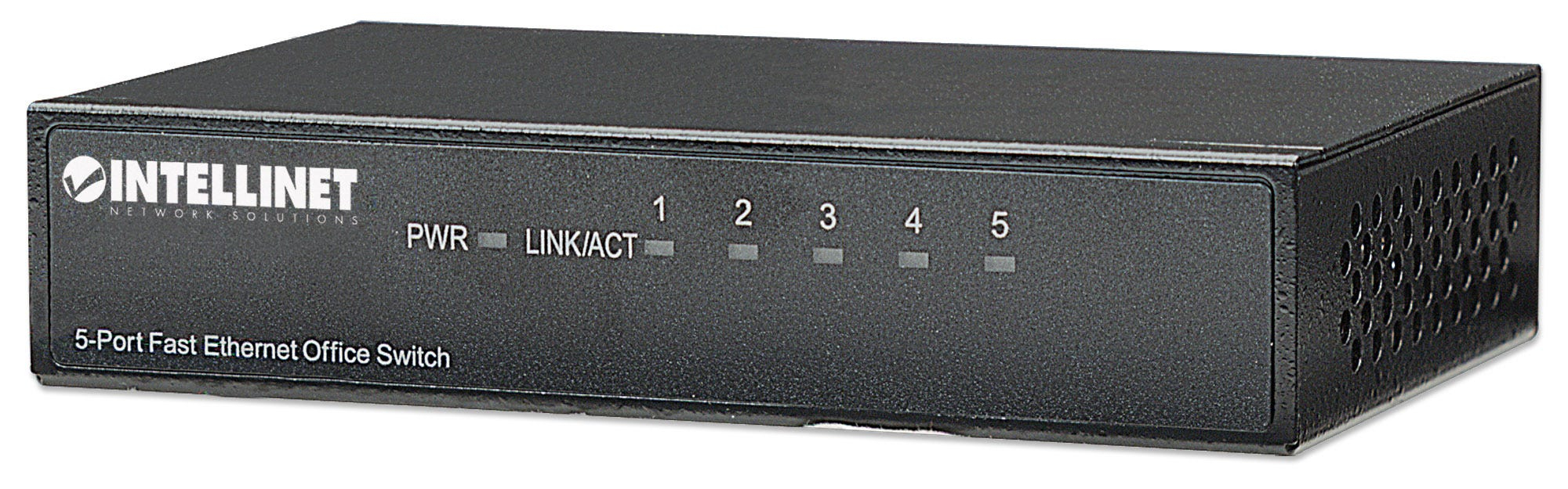 Intellinet 5-Port Fast Ethernet Office Switch. Desktop Size. Metal. IE