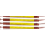 Brady SCNG-03-MINUS cable marker Black, Yellow Nylon 300 pc(s)