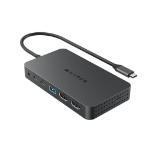 HYPER HD7002GL interface hub USB 3.2 Gen 1 (3.1 Gen 1) Type-C 10000 Mbit/s Black