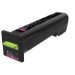 Lexmark 72K2XM0 Toner-kit magenta extra High-Capacity return program, 22K pages ISO/IEC 19798 for Lexmark CS 820