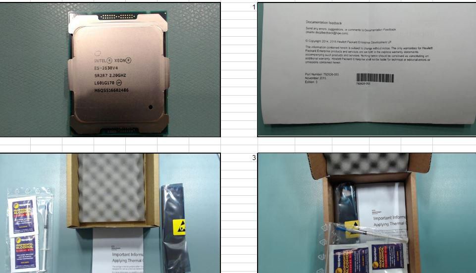 HPE CPU: 2.2GHZ (E5-2630V4