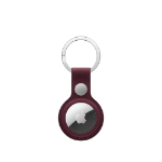 Apple AirTag FineWoven Key Ring – Burgundy