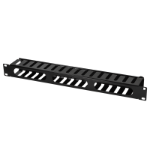 LogiLink ORCC01B cable organizer Cable tray Black 1 pc(s)