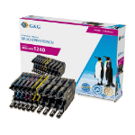 G&G 15061 inktcartridge 10 stuk(s) Compatibel Hoog (XL) rendement Zwart, Cyaan, Magenta, Geel