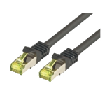 M-Cab CAT7 S-FTP PIMF 10m networking cable Black S/FTP (S-STP)