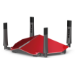 D-Link AC3150 router inalámbrico Gigabit Ethernet Doble banda (2,4 GHz / 5 GHz) Gris, Rojo