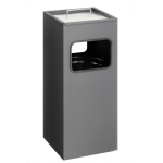 Durable 333158 smoking receptacle 17 L Anthracite