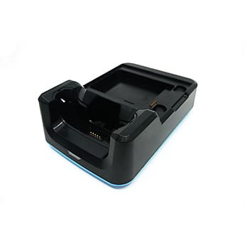 Image of Unitech PA760 1-slot charging cradle with PSU US/UK/EU adapter