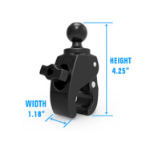 RAM Mounts RAM-B-400-C-UN10U houder Passieve houder Mobiele telefoon/Smartphone Zwart