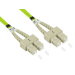 Alcasa LW-8075SC5 InfiniBand/fibre optic cable 7.5 m SC Green