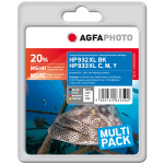 AgfaPhoto APHP932SETXL inktcartridge 4 stuk(s) Zwart, Cyaan, Magenta, Geel
