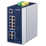 PLANET IGS-6325-8T4X network switch Managed L3 Gigabit Ethernet (10/100/1000) Blue, Grey