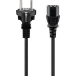 Goobay IEC Cord, 1.5 m, Black