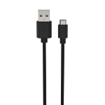Ansmann 1700-0129 USB-kabel 1 m USB A Micro-USB B Zwart