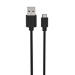Ansmann 1700-0129 USB cable 1 m USB A Micro-USB B Black