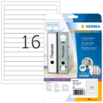 HERMA File labels A4 192x16,9 mm white paper matt opaque 400 pcs.