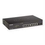 D-Link DGS-1100-10MPV2 Managed L2 Gigabit Ethernet (10/100/1000) Power over Ethernet (PoE) 1U Black  Chert Nigeria