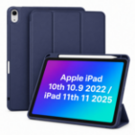 JLC Apple iPad 10th 10.9 2022 / iPad 11th 11 2025 Smart stand with Pencil Holder Navy