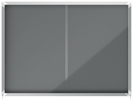 Image of Nobo 1915338 insert notice board Indoor Grey Aluminium