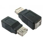 Cables Direct 88USB2-954 cable gender changer USB 2.0 Type-A USB 2.0 Type-B Black