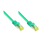 Alcasa 0.15m Cat7 RJ-45 netwerkkabel Groen 0,15 m S/FTP (S-STP)