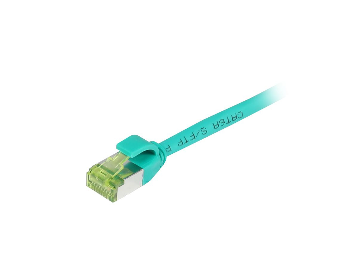 EU Product - Patchkabel RJ45 CAT6A 500Mhz grn S/FTP slimline rund d - Cable - Digital thumbnail