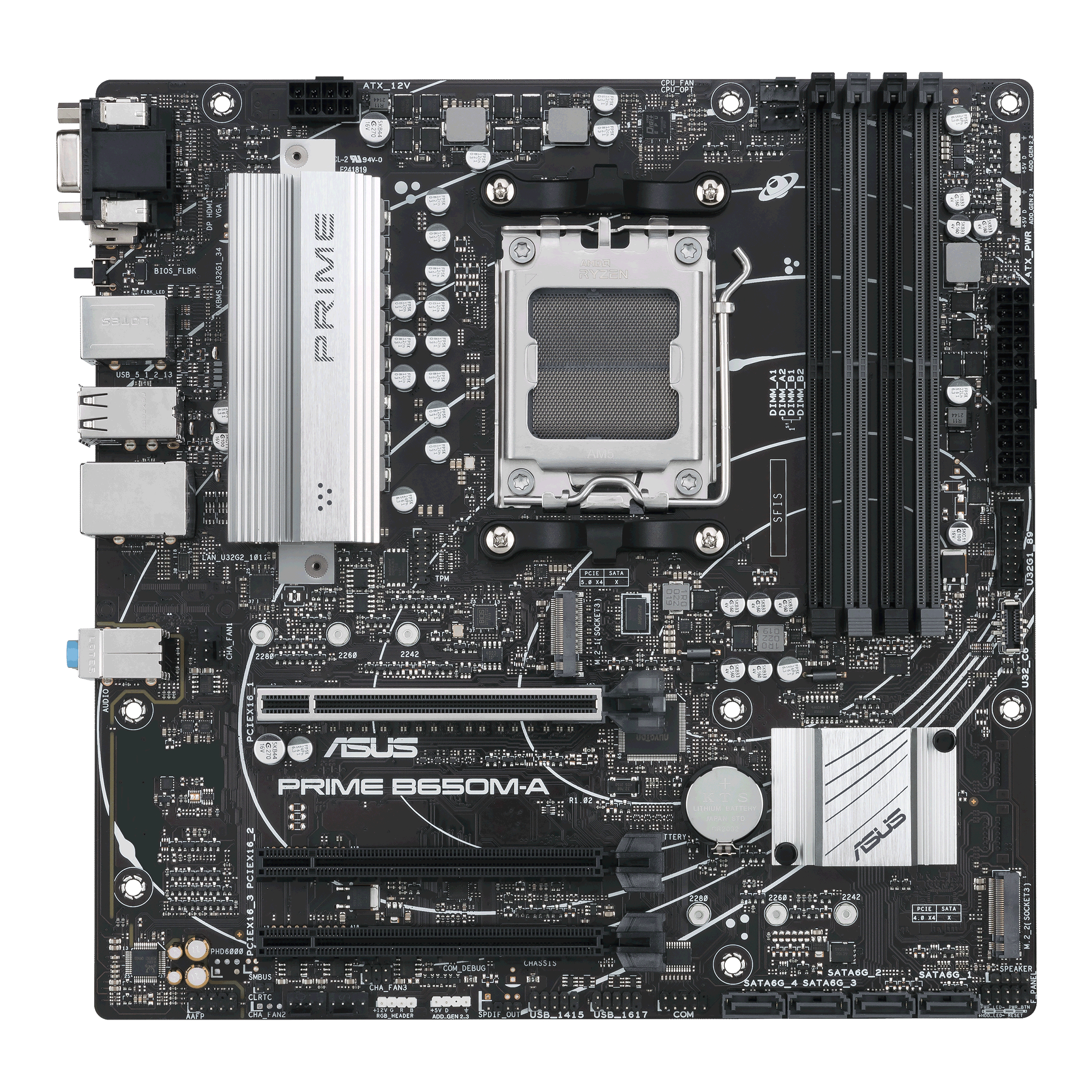 Image of ASUS PRIME B650M-A-CSM AMD B650 Socket AM5 micro ATX