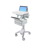 Ergotron StyleView Aluminium, Grey, White Laptop Multimedia cart