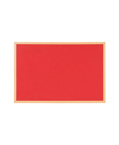 Image of Bi-Office Earth Fixed bulletin board Red Felt